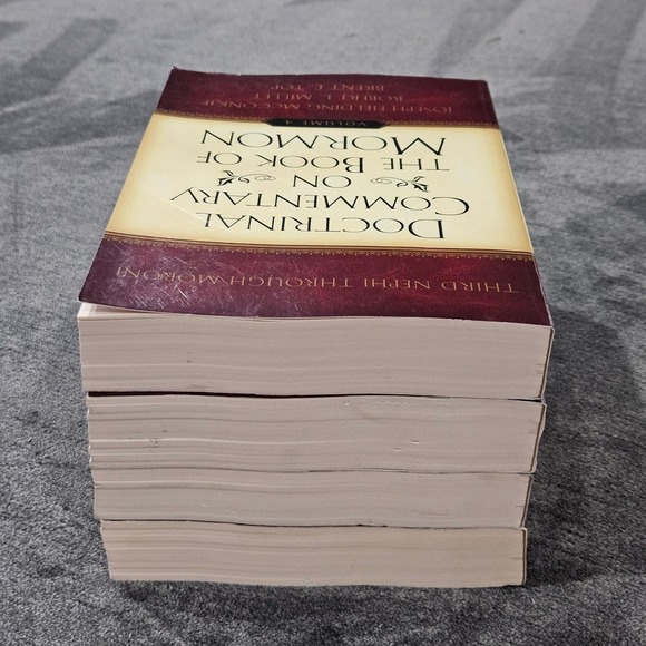 Complete Set of 4 Doctrinal Commentary on the Book of Mormon McConkie Millet Top - Picture 6 of 6